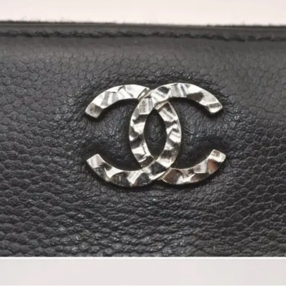 Chanel Black Leather Wallet